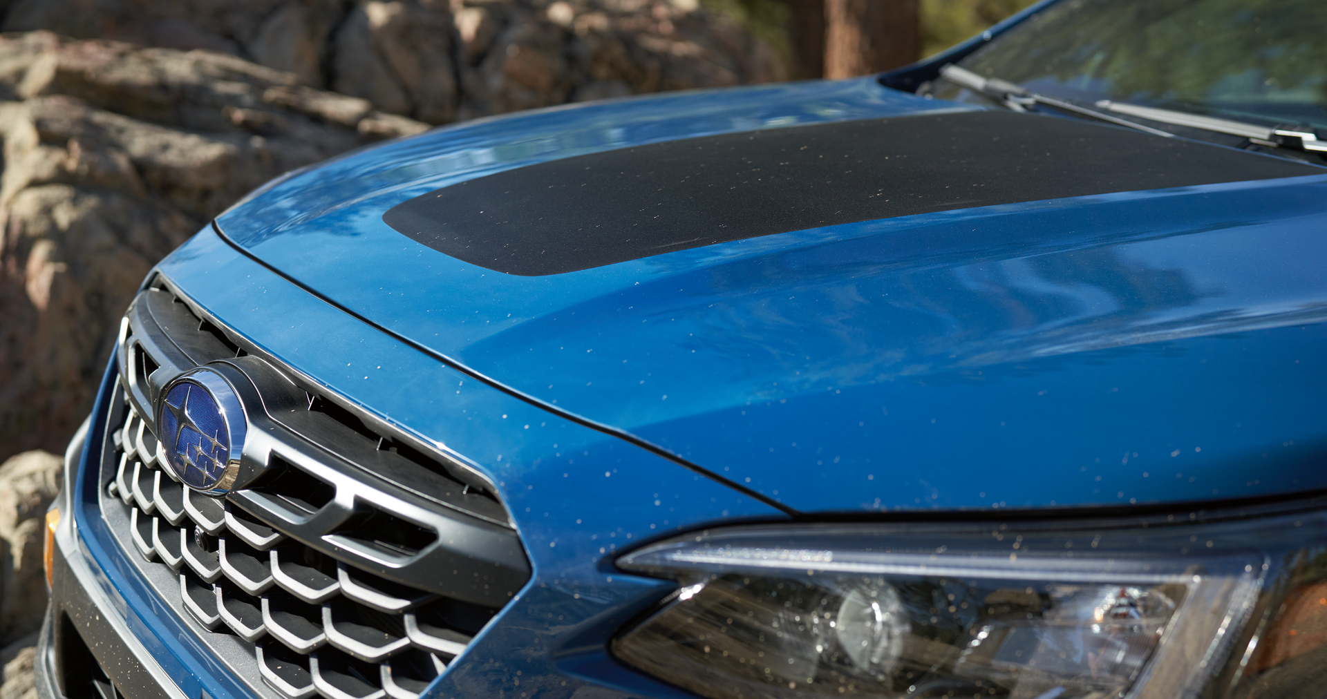 A close-up of the anti-glare hood design of the 2023 Outback Wilderness. | Paul Moak Subaru in Jackson MS
