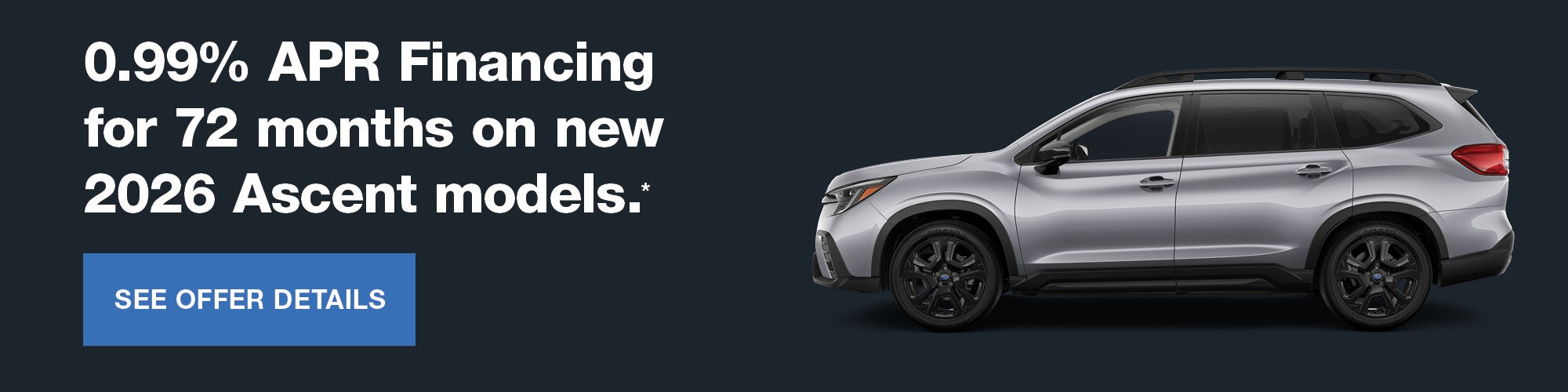 2026 Subaru Ascent Offer