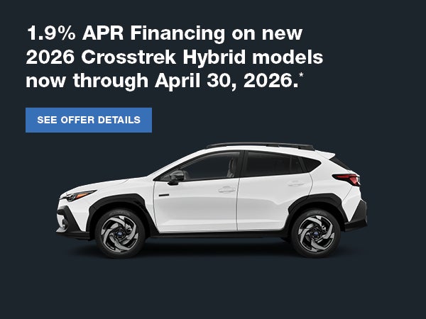 2026 Crosstrek Hybrid APR offer